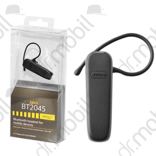 Fülhallgató bluetooth Jabra BT-2045 fekete multipont (csak USB töltőkábel) (univerzális)